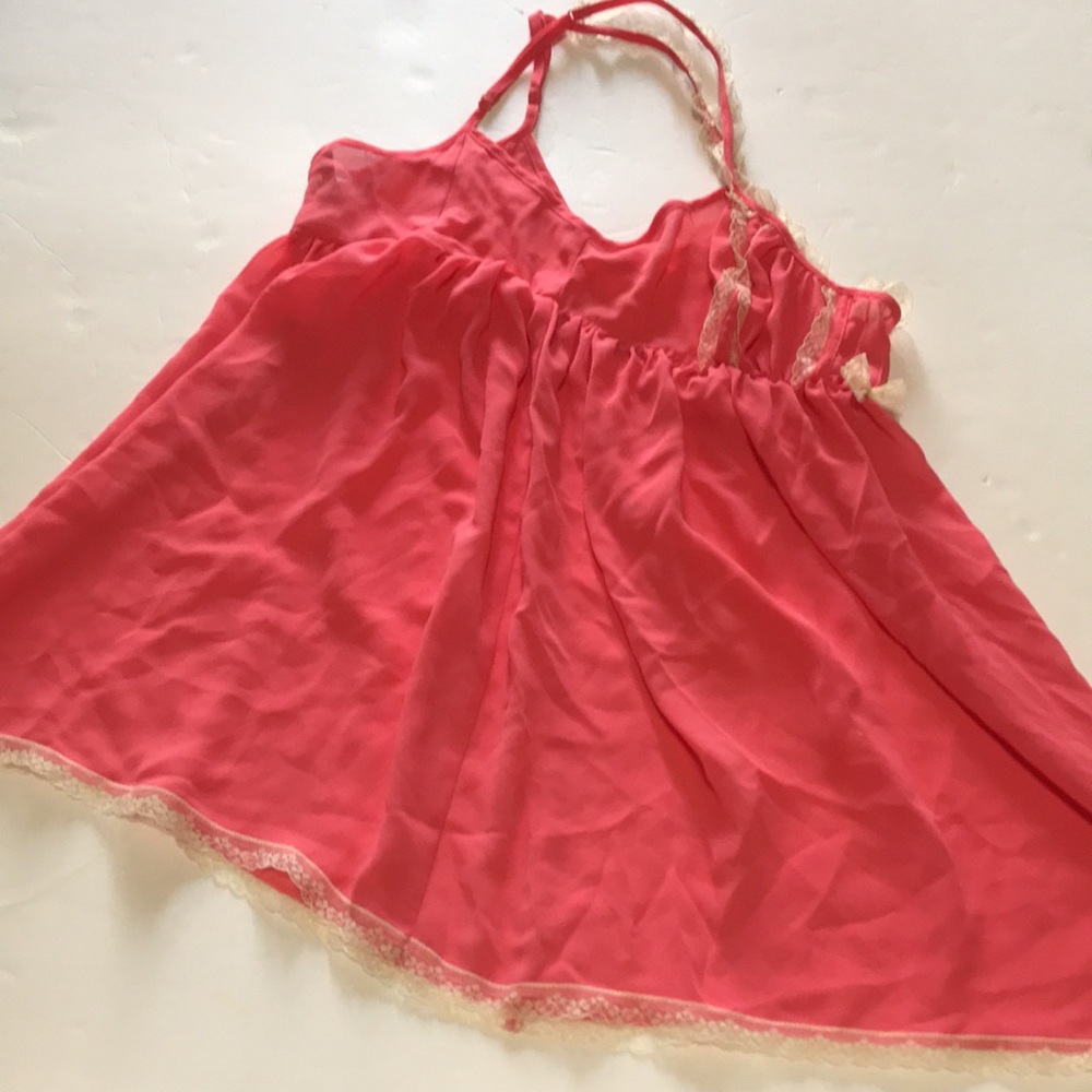 Victoria’s Secret Y2K Babydoll Chemise Rare Vintage 2000’s Milkmaid Slip Dress L - Picture 12 of 17